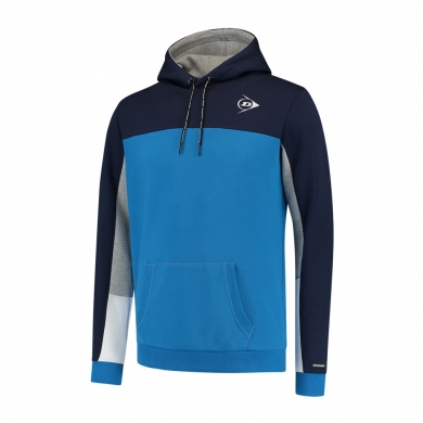 Dunlop Bluza z kapturem Essentials Hooded Sweat granatowa/malibu niebieska Mężczyźni